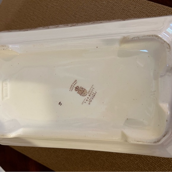 Antique T & R Boote TOURNAY Soup Tureen Brown Transferware , 1885 Aesthetic Move - Picture 12 of 13